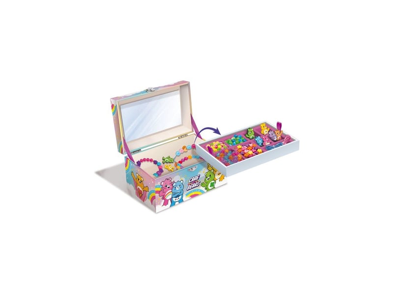  Boite bijoux creatif care bears avec perles et breloques miroir integre LIS8008324118793 - Conforama C