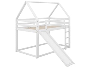 Lit superposé 90x200 cm SOGEU   coloris blanc