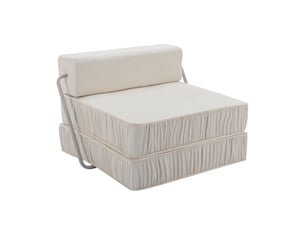Deplimousse convertible 1 place <strong>STILVORA</strong> <strong></strong> blanc