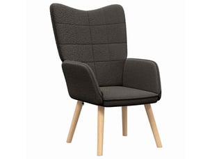 Fauteuil fixe  <strong></strong> Tissu gris