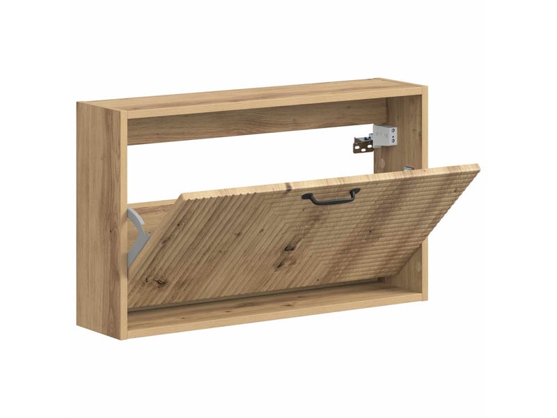  Meuble à chaussures mural, armoire à chaussures haarlem 71x17x43 cm shl9698  - Conforama C