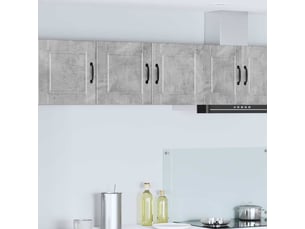 Armoire de cuisine gris béton 80x31x40cm bois d'ingénierie shl7307