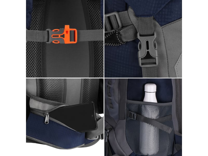 Sac à dos de trekking springos® 60 l – sac à dos de randonnée multifonctionnel - Conforama D