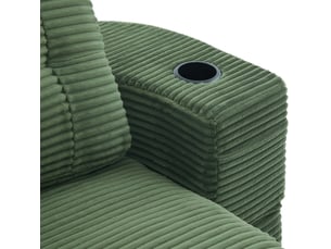 Canapé convertible 2 places avec assise profonde dossier haut et 2 porte-gobelet
