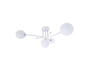 Fabrilamp la habana, lampe, moderne, 4 x g9, blancchromé, 25 x 59 x 59 cm