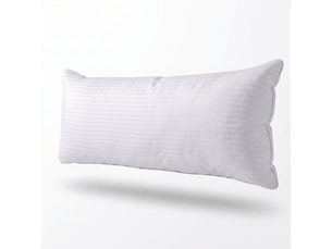Traversin hôtel plume enveloppant - 150 x 35 cm - déhoussable - collection jacquard