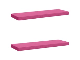 Lot de 2 coussins de banc, coussins d'assise vught 100 % polyester rose cf58050