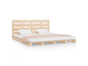Lit 2 places 120x190cm    coloris marron