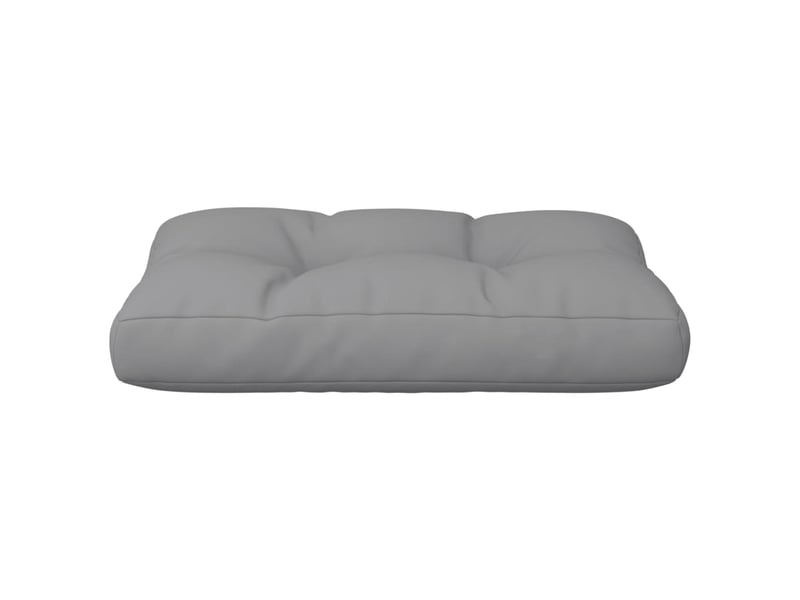  Coussin de palette, coussin de chaise, coussin de canapé gris 50x40x12 cm tissu cf55347  - Conforama E