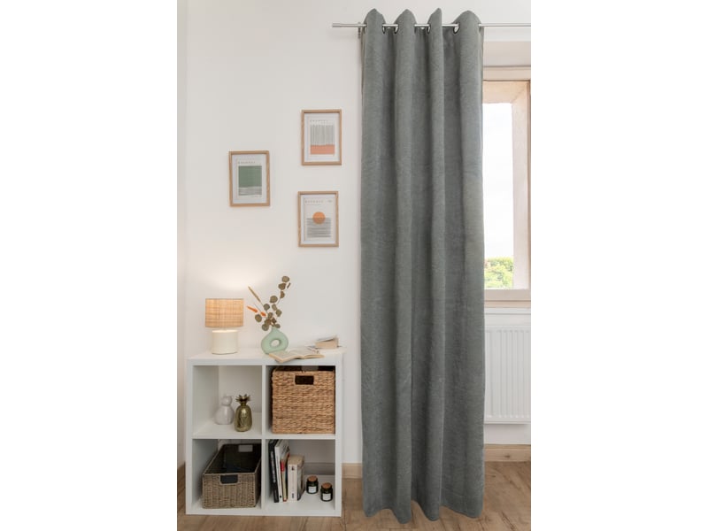  Rideau occultant phonique et thermique 140 x 240 cm osiris kaki 15677 - Conforama D