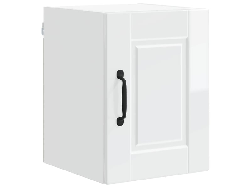  Meuble mural de cuisine, armoire de cuisine 2 pcs blanc brillant bois d'ingénierie shl6508  - Conforama E