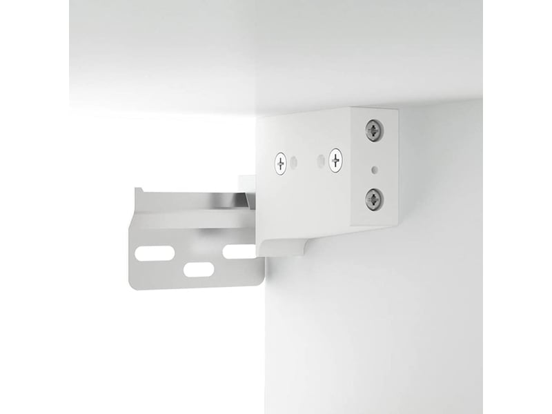  Ensemble de meubles tv - banc tv - meuble de rangement 6 pcs blanc bois d'ingénierie  - Conforama E