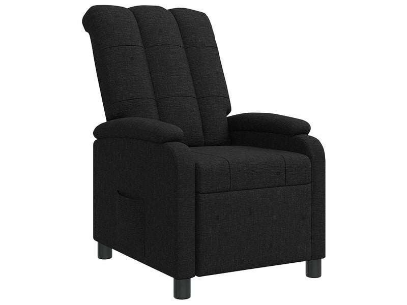  Vidaxl fauteuil inclinable noir tissu  - Conforama A