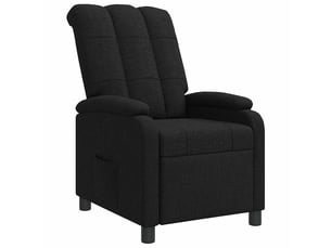 Fauteuil relax manuel VIDAXL  Tissu noir