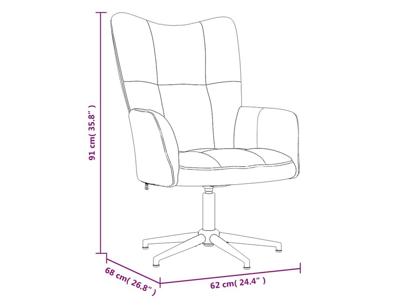 Fauteuil de relaxation ; chaise de relaxation ; chaise de détente bleu velours  - Conforama C