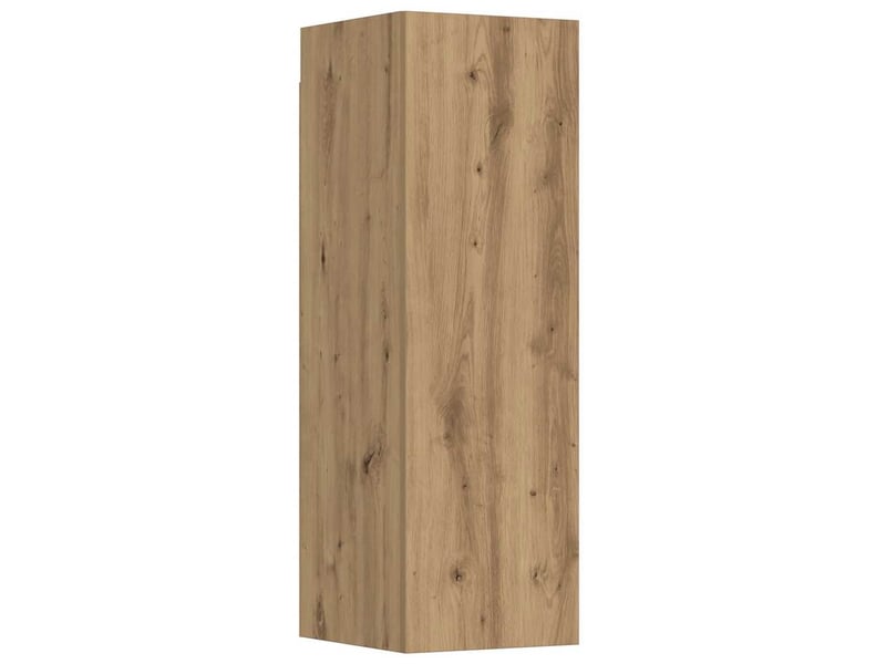  Lot de 3 meuble tv mural, meuble tv suspendu chêne artisanal bois d'ingénierie shl2893  - Conforama E