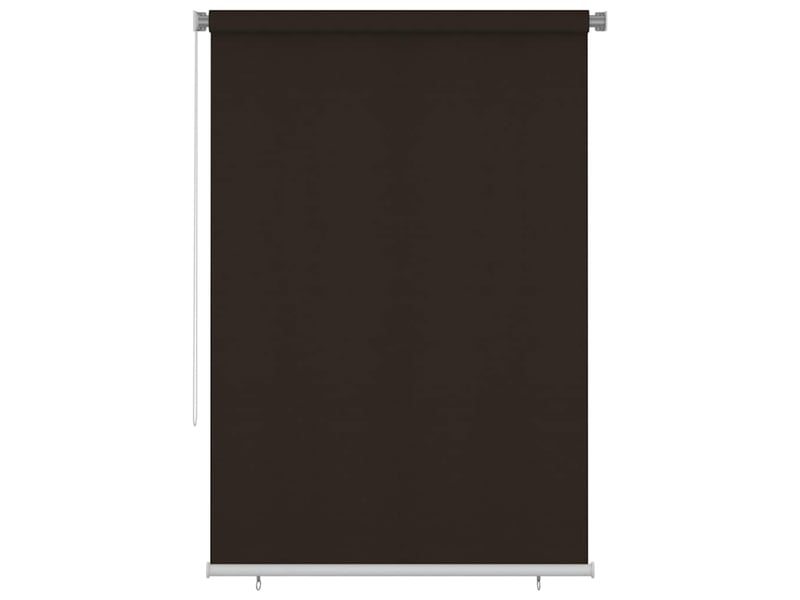  Store enrouleur, store roulant d'extérieur 165 (l) x 230 (h) cm marron hdpe cf47353  - Conforama B