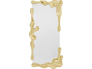 Miroir rectangulaire 0 suspendre coloris doré KARE DESIGN - 167 cm x 73 cm
