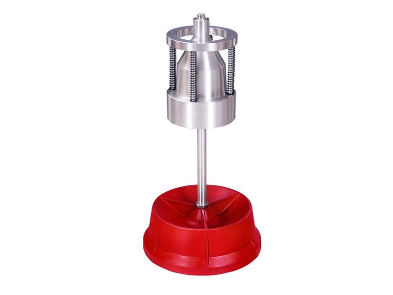  Équilibreuse de roue portable outil d'équilibrage pour pneus 1,5 à 4 pouces argenté et rouge  - Conforama C