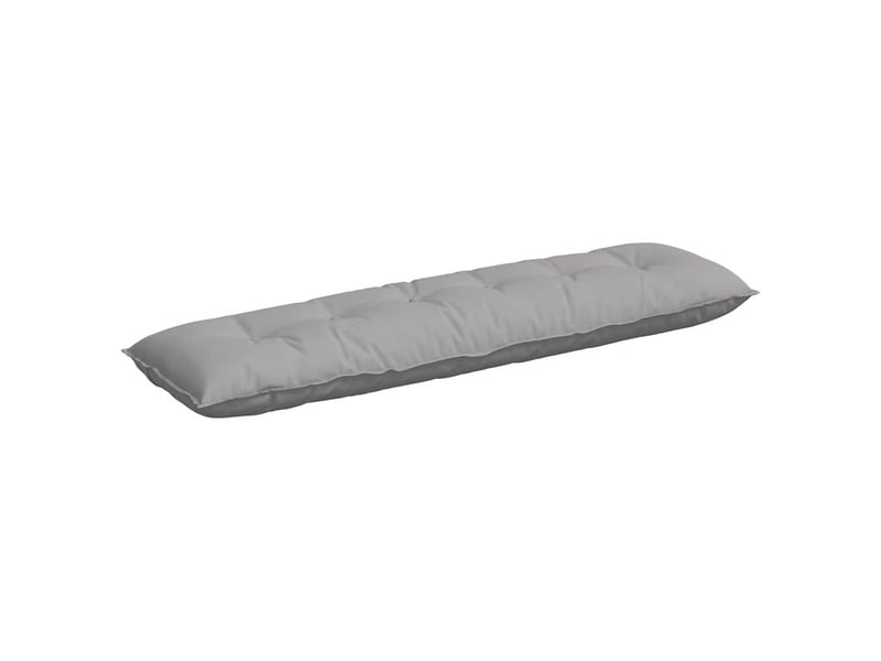 Coussin de dos, coussin de dossier gris nuage 180 x 19 x 50 cm tissu cf54739 - Conforama A