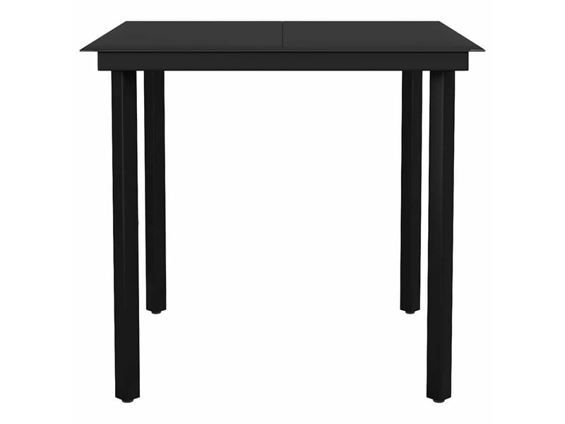  Ensemble à manger de jardin 3 pcs, salon de jardin, mobilier de salle à manger noir shl1475  - Conforama E