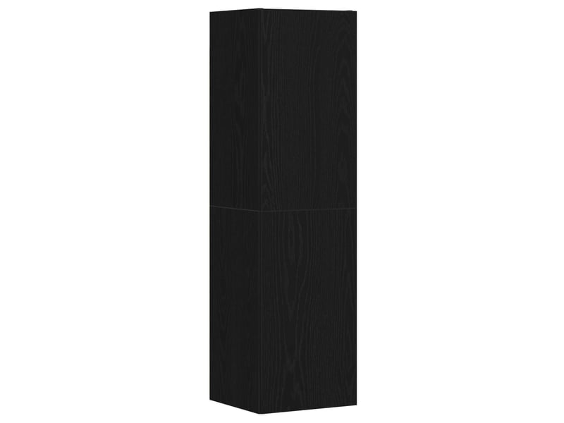 Ensemble meuble tv - banc tv - meuble de rangement 4 pcs chêne noir bois d'ingénierie  - Conforama E