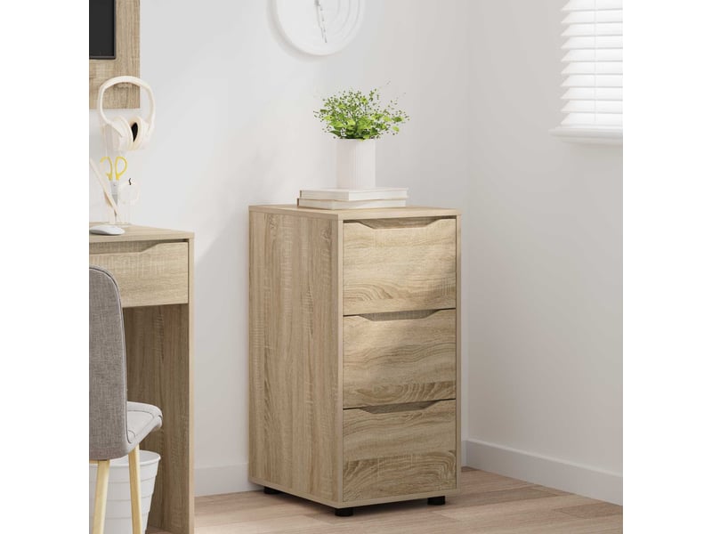  Armoire de rangement, commode de rangement 40 x 48 x 81 cm bois d'ingénierie shl4687  - Conforama D