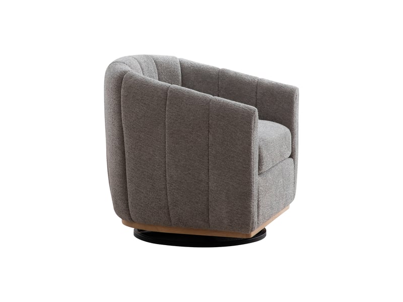  Fauteuil pivotant 360°, en forme de citrouille  - Conforama C