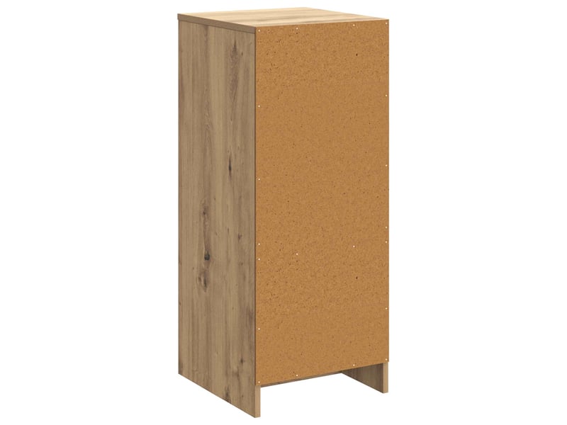  Armoire de salle de bain, meuble de rangement chêne artisanal 35x36.5x85 cm  - Conforama E