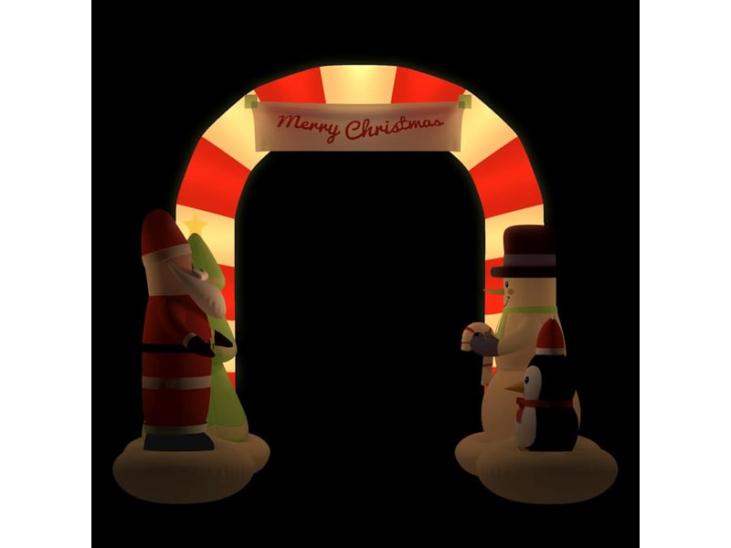  Porte voûtée gonflable de noël avec led 260 cm  - Conforama A