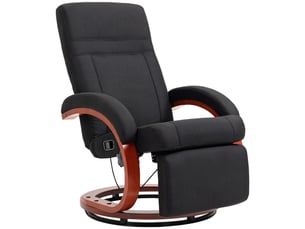 Fauteuil relax électrique RAELUNYI Cuir / Tissu noir