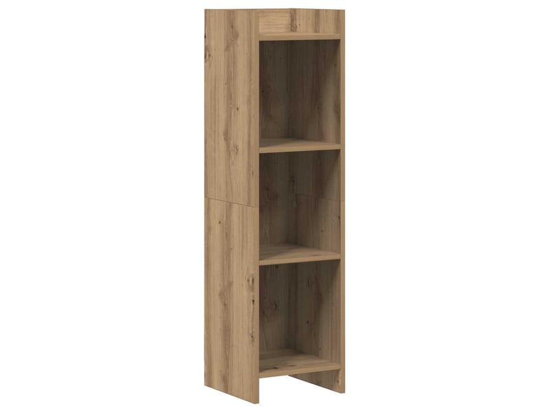  Bibliothèque 3 niveaux, armoire à livres 30 x 30 x 111 cm bois d'ingénierie  - Conforama A