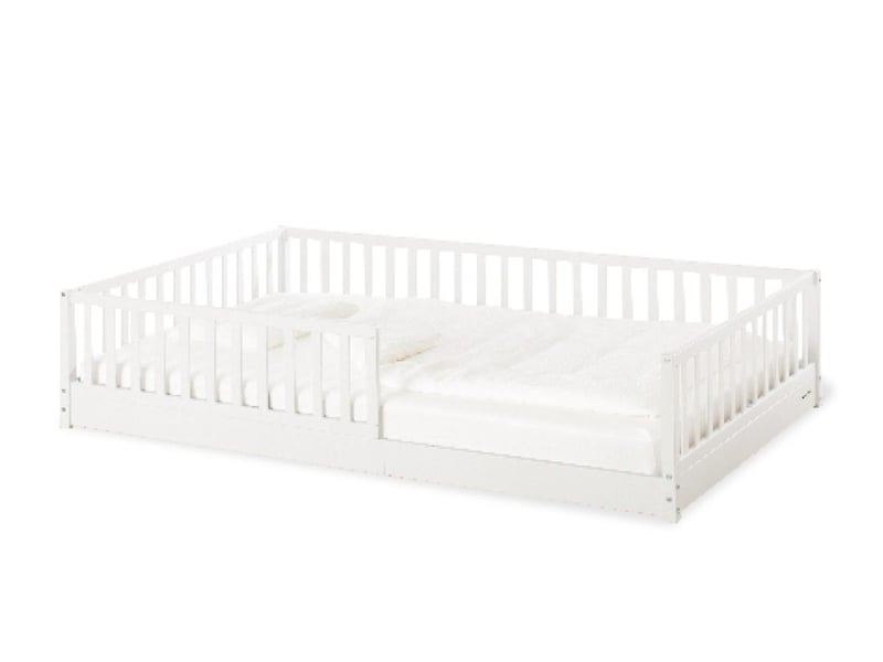  Lit au sol evi 120 x 200 cm - blanc pinolino 112403BT - Conforama C