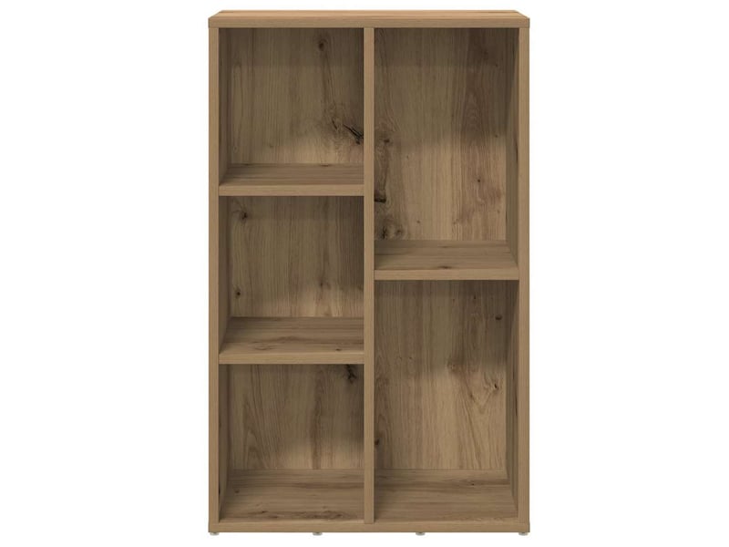  Bibliothèque, étagère de rangement chêne artisanal 50x25x80 cm bois d'ingénierie  - Conforama E