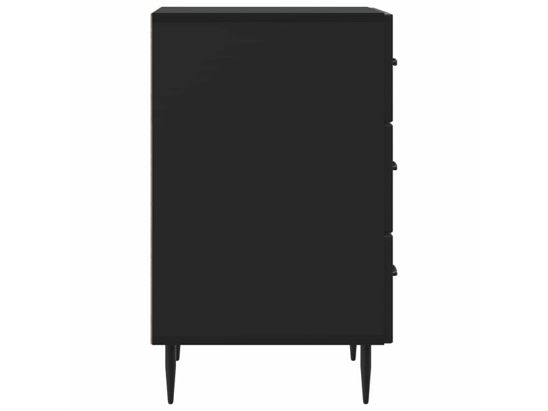  Table de chevet noir 43 x 41 x 66,5 cm bois d'ingénierie  - Conforama E