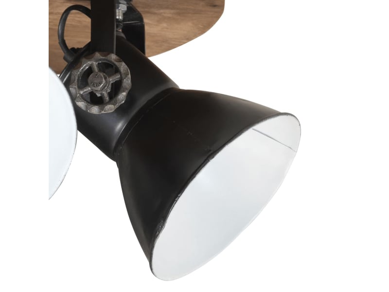  Plafonnier, lampe plafond 25 w noir 50x50x25 cm e27  - Conforama D
