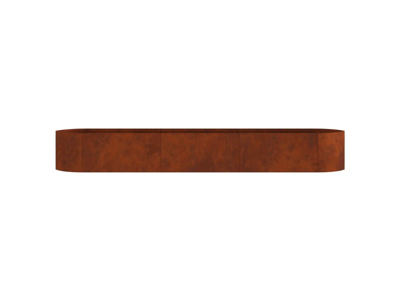  Jardinière - jardin surélevé acier patiné 300 x 40 x 40 cm acier  - Conforama E