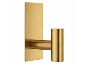 Ensemble de porte-serviettes en acier inoxydable, crochet de plancher carré d'or