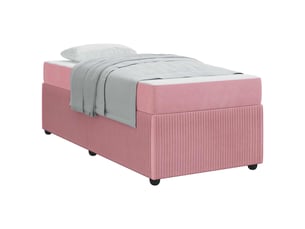 Lit simple 100x200 cm    coloris rose
