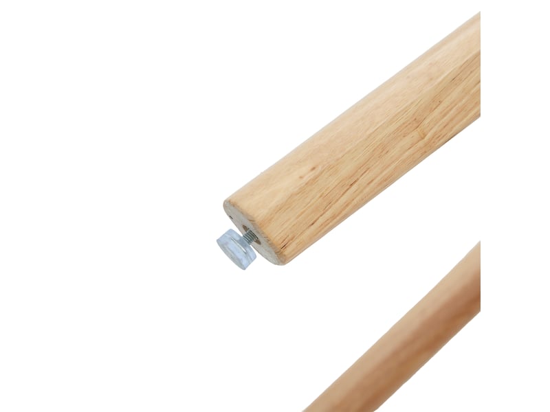 Lot de 2 tabourets de bar pivotants 360° en tissu beige, dossier en paille, style vintage pour cuisine - Conforama D