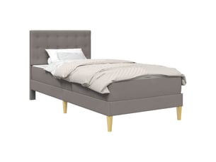 Lit simple 100x200 cm    coloris taupe