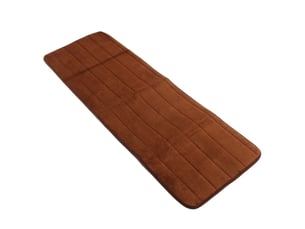 Tapis de bain en mousse à mémoire de forme antidérapant - 32 x 20 pouces - brun café