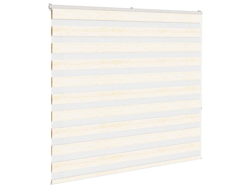  Store zèbre, store de fenêtre beige marbré largeur du tissu 160,9 cm polyester cf48288  - Conforama C