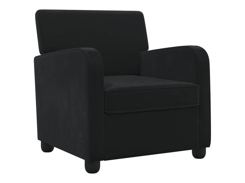  Vidaxl fauteuil noir velours  - Conforama A