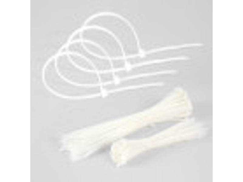  Colliers de serrage fabrilamp util lot de 100 2,5 x 150 mm nylon 66 blanc 188125151 - Conforama D