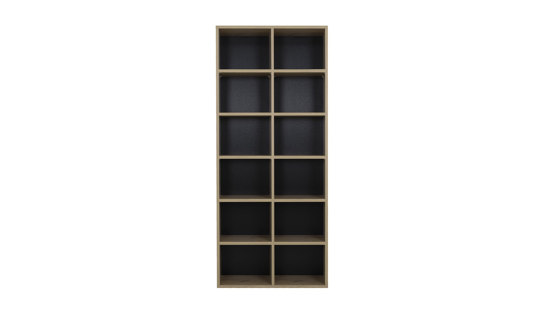 Bibliotheque CRAFT Imitation Chêne artisan 209 Conforama