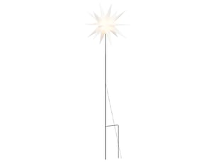 Lumière de noël avec piquet led pliable blanc 57 cm