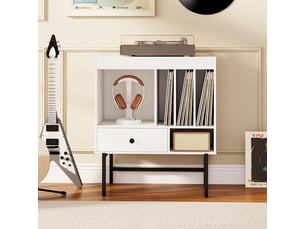 Table basse coloris blanc <strong>GIANTEX</strong> <strong></strong>