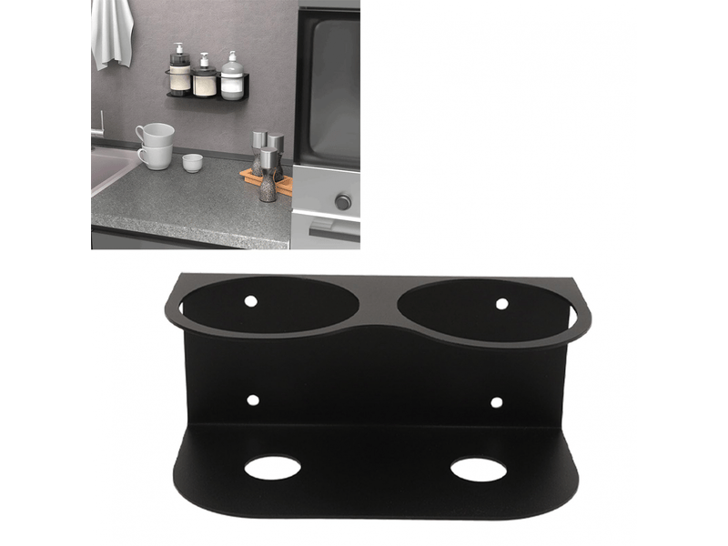 Support mural pour vaporisateur tout usage, support de rangement robuste en acier carbone pour garage, maison, artisanat et espace de travail - Conforama B