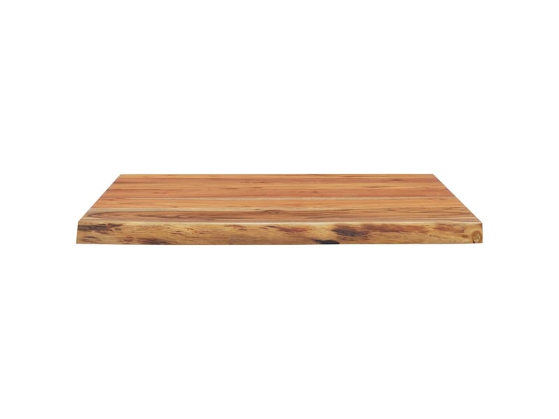 Comptoir de salle de bain, plan de travail 60x60x2,5 cm carré bois massif acacia cf65755 - Conforama D